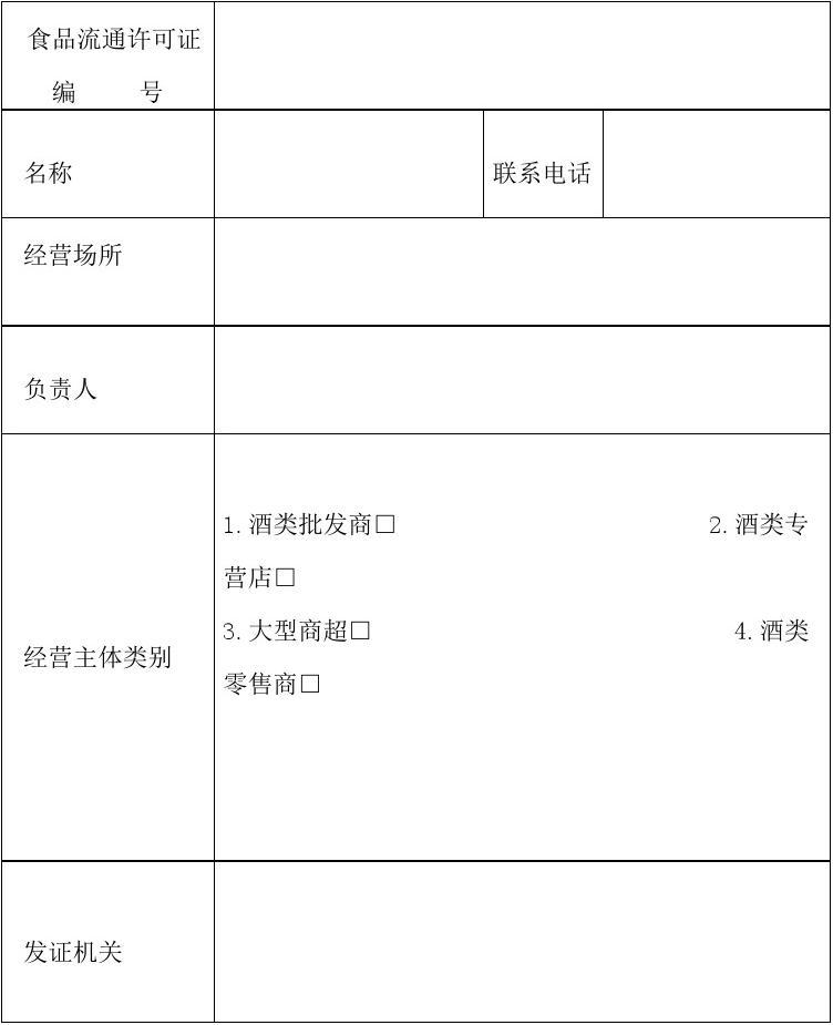 酒类经营特别标注登记表与拟经营保健食品产品信息汇总表解析